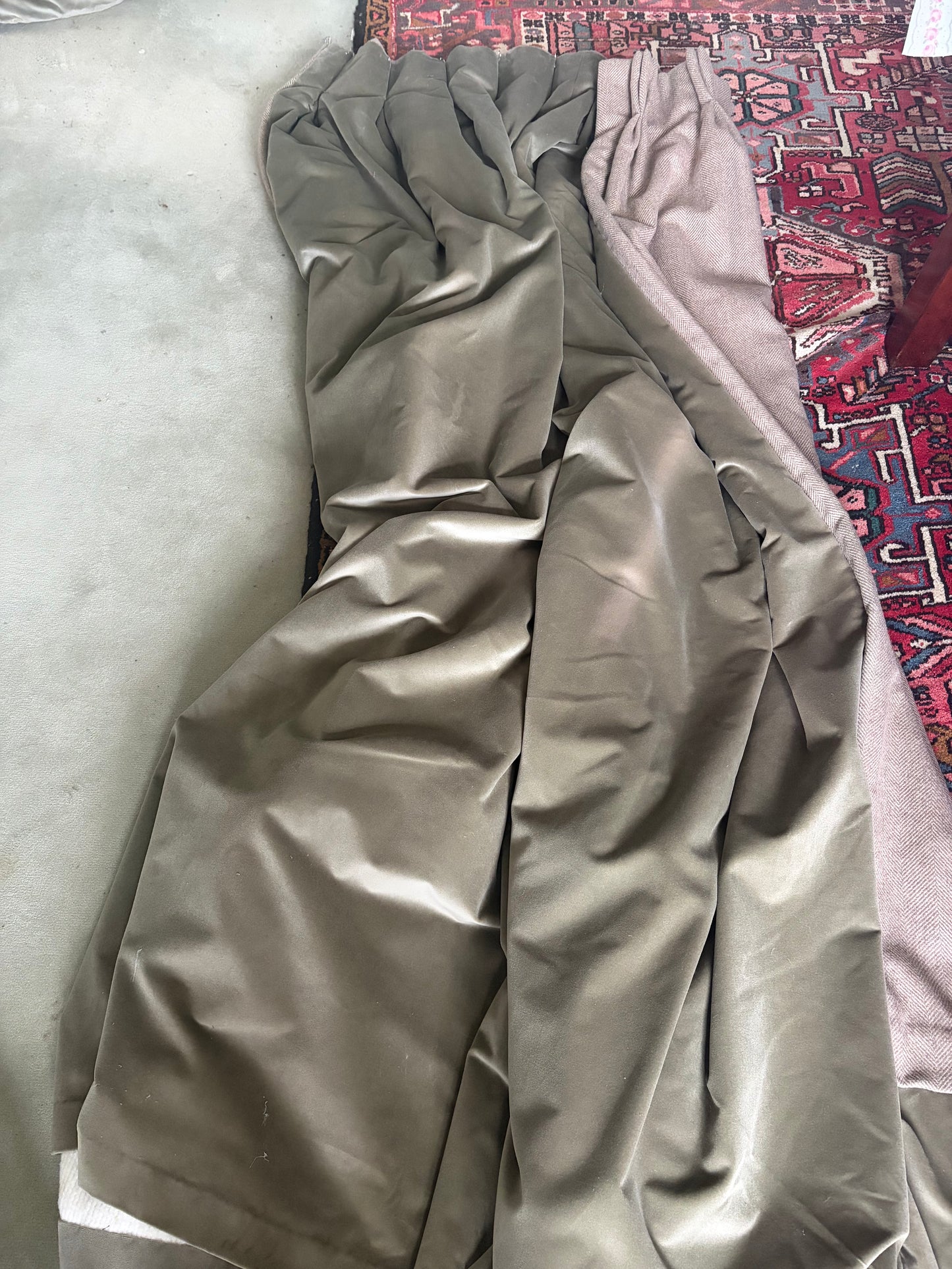 VELVET AND TWEED CURTAINS