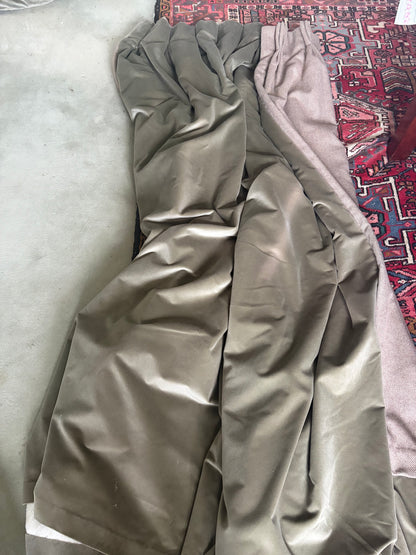 VELVET AND TWEED CURTAINS