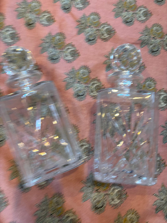 PAIR DECANTERS