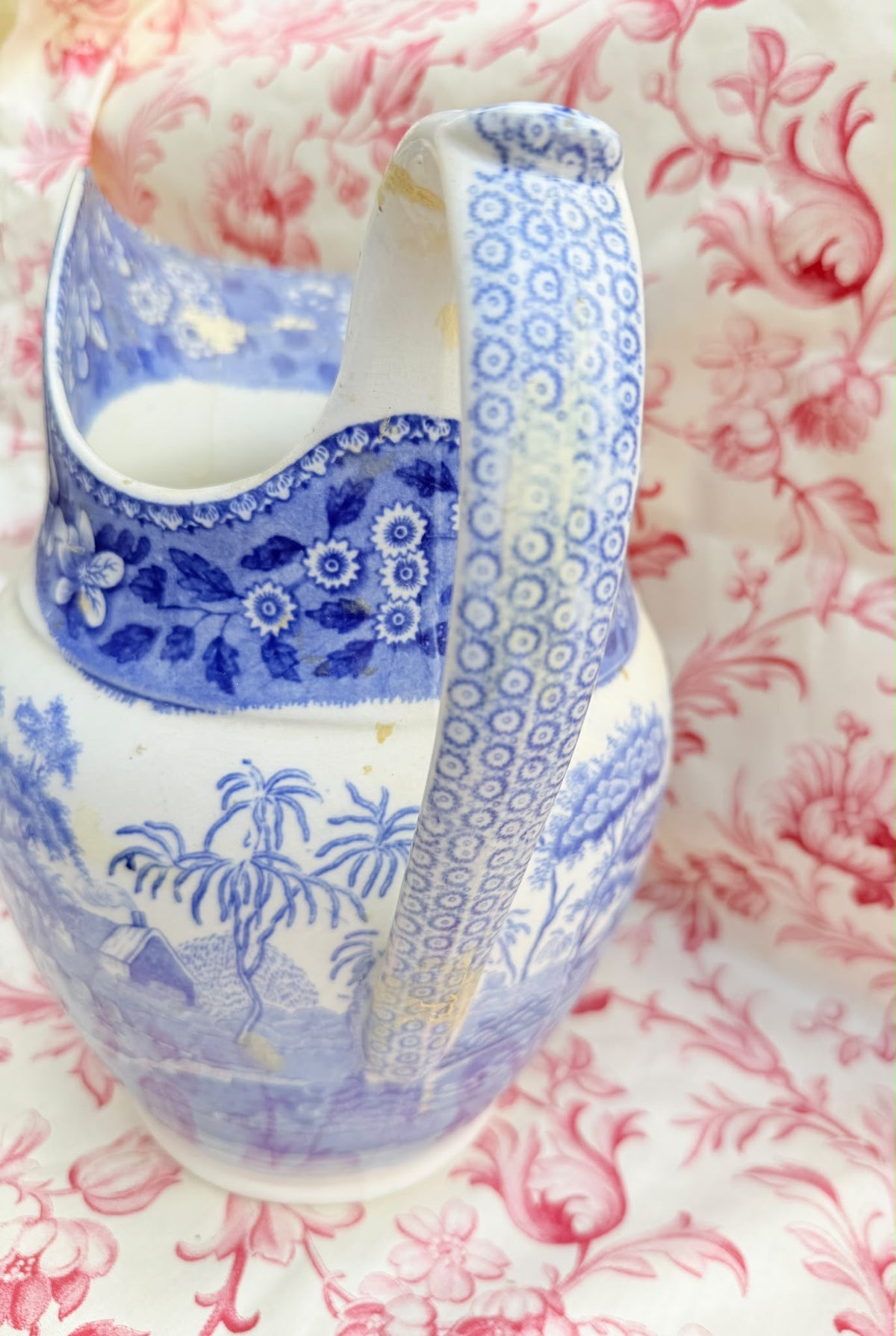 BLUE AND WHITE JUG