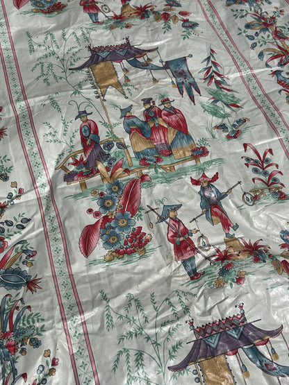 Waxed chintz