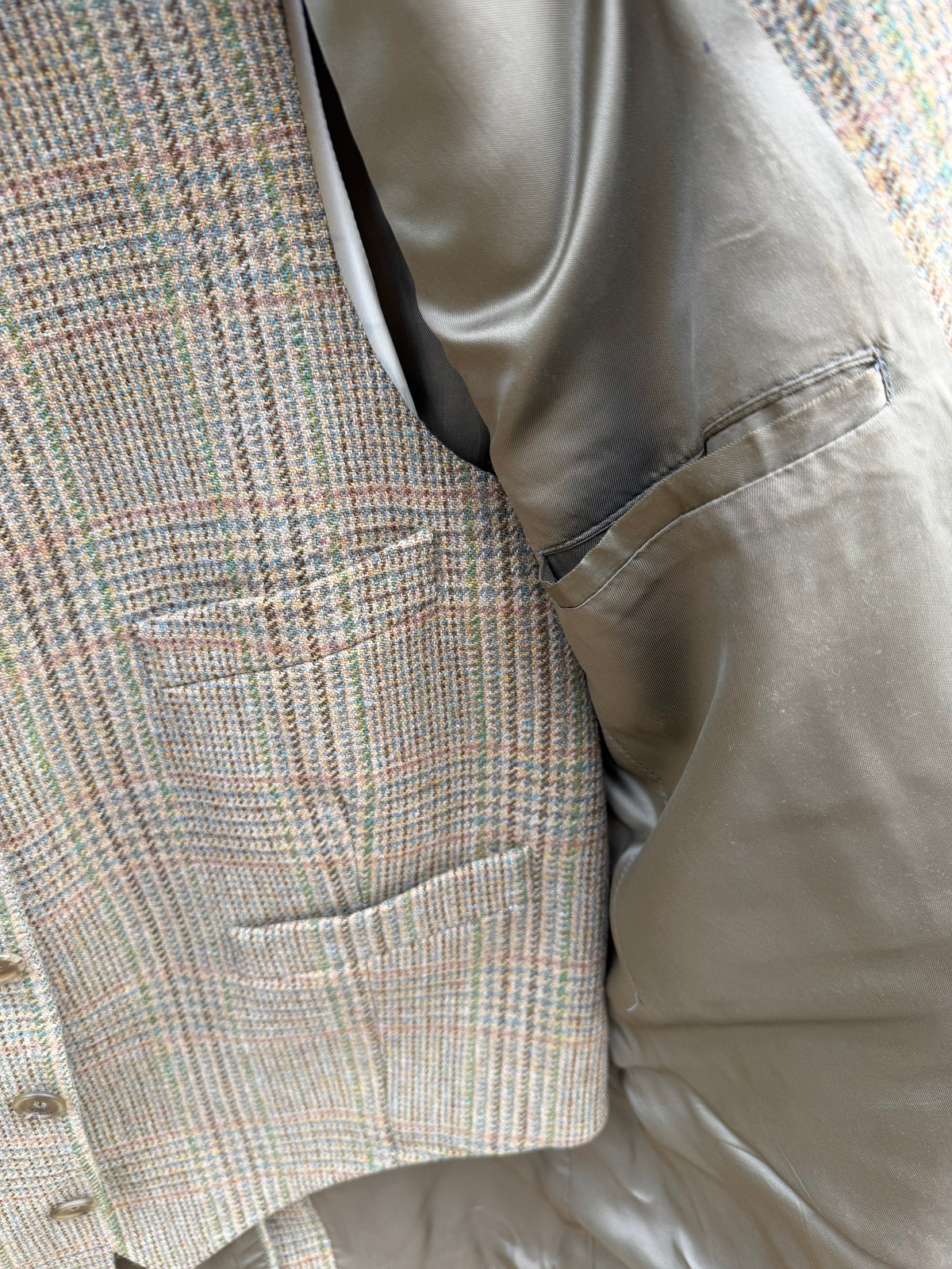 TWEED JACKET AND WAISTCOAT