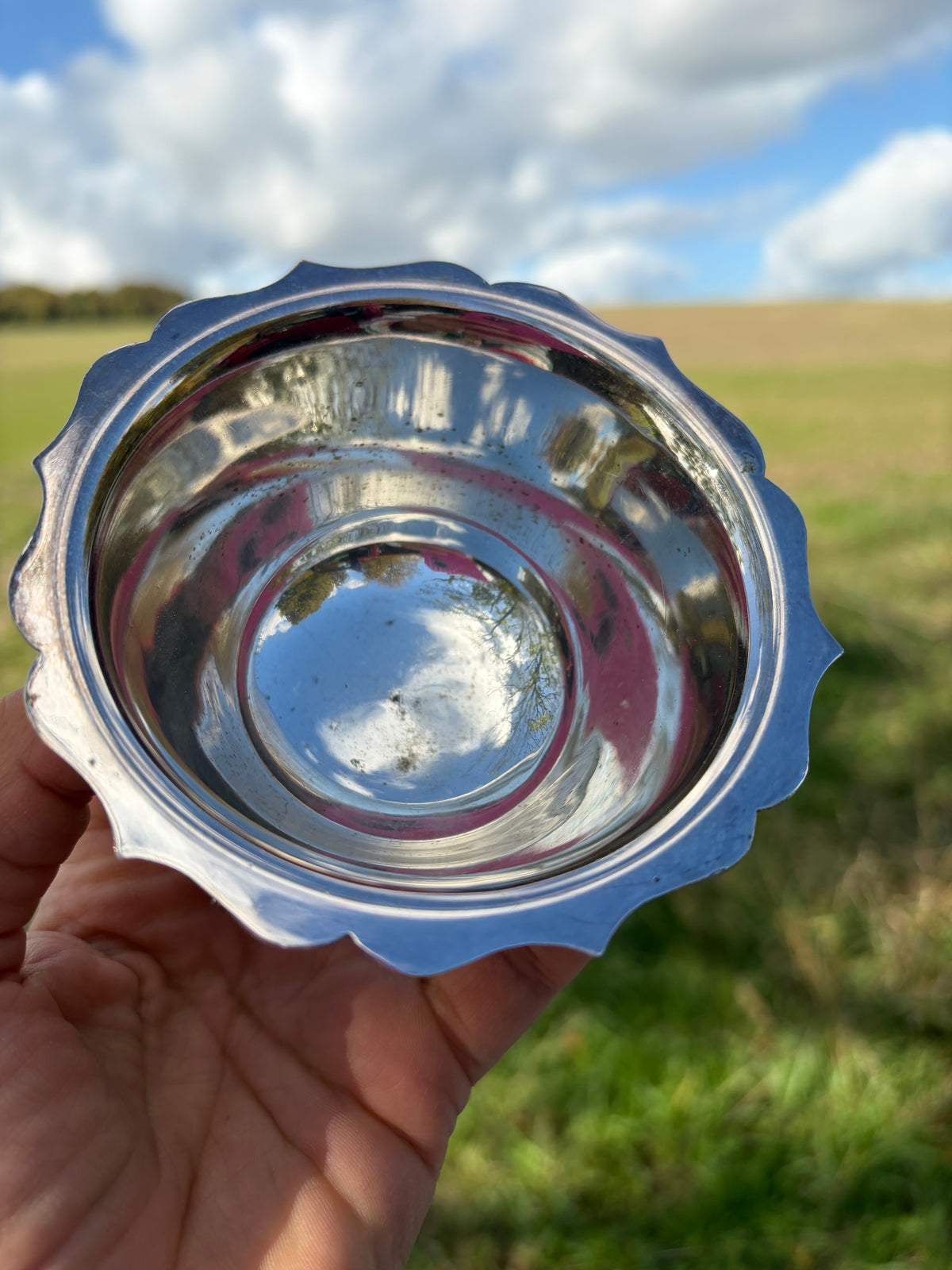 SILVER PLATED BOWL