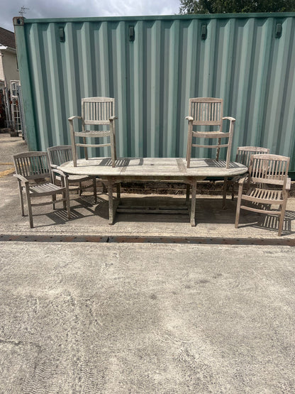 OUTDOOR TABLE AND CHAIRS