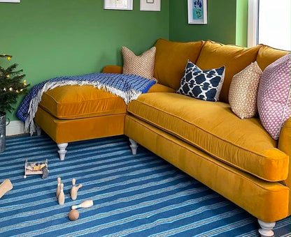 YELLOW CORNER SOFA