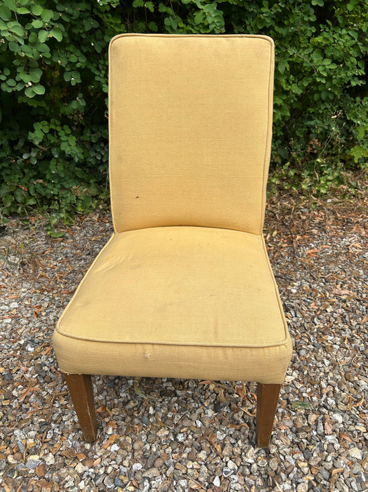 YELLOW SLIPPER CHAIR