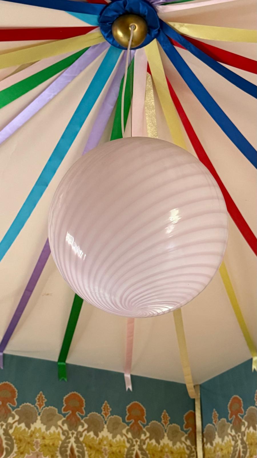 VINTAGE GLASS LIGHT