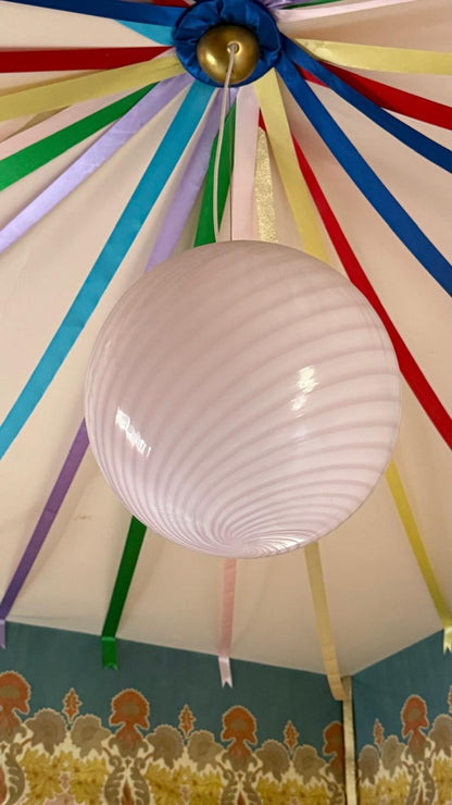 VINTAGE GLASS LIGHT