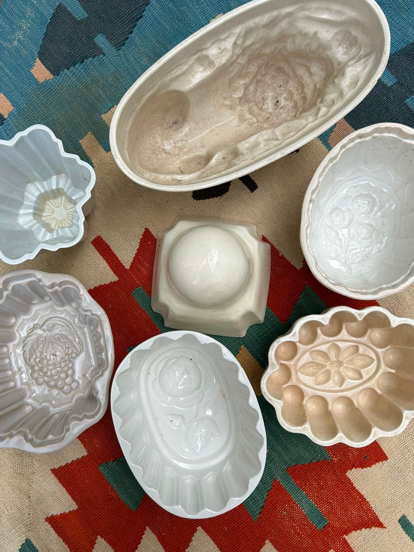 19th C JELLY MOULDS