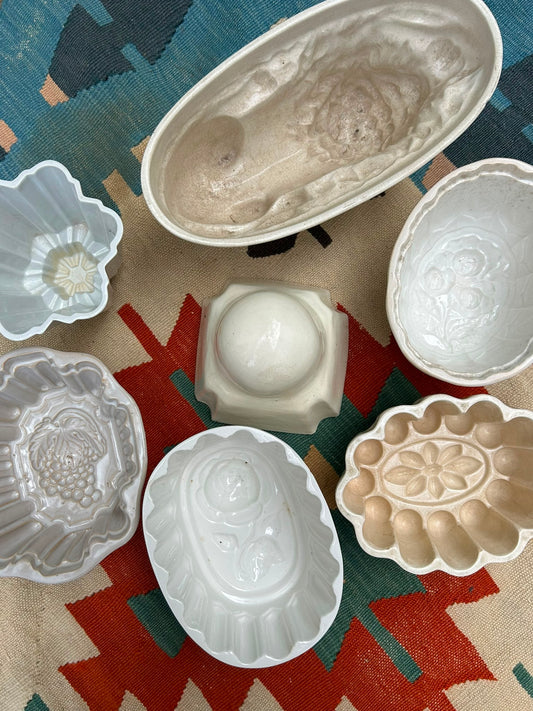 19th C JELLY MOULDS