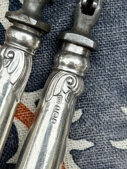 SILVER CARVING SET