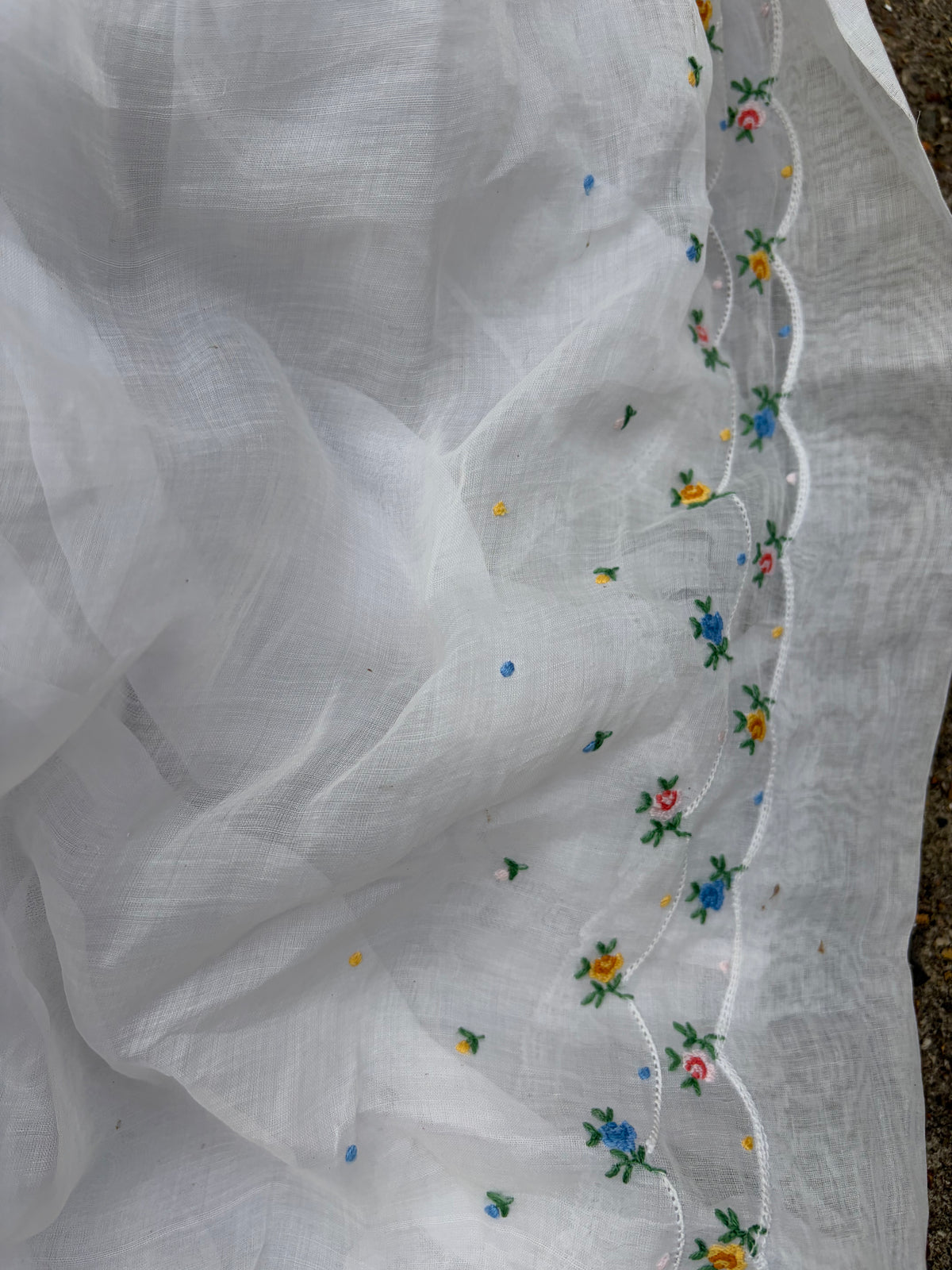 EMBROIDERED VOILE