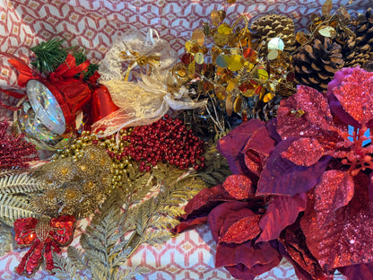 RED AND GOLD DECORATIONS
