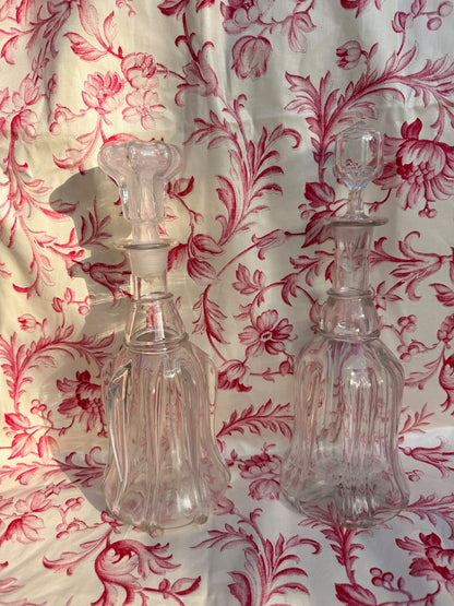 PAIR DECANTERS