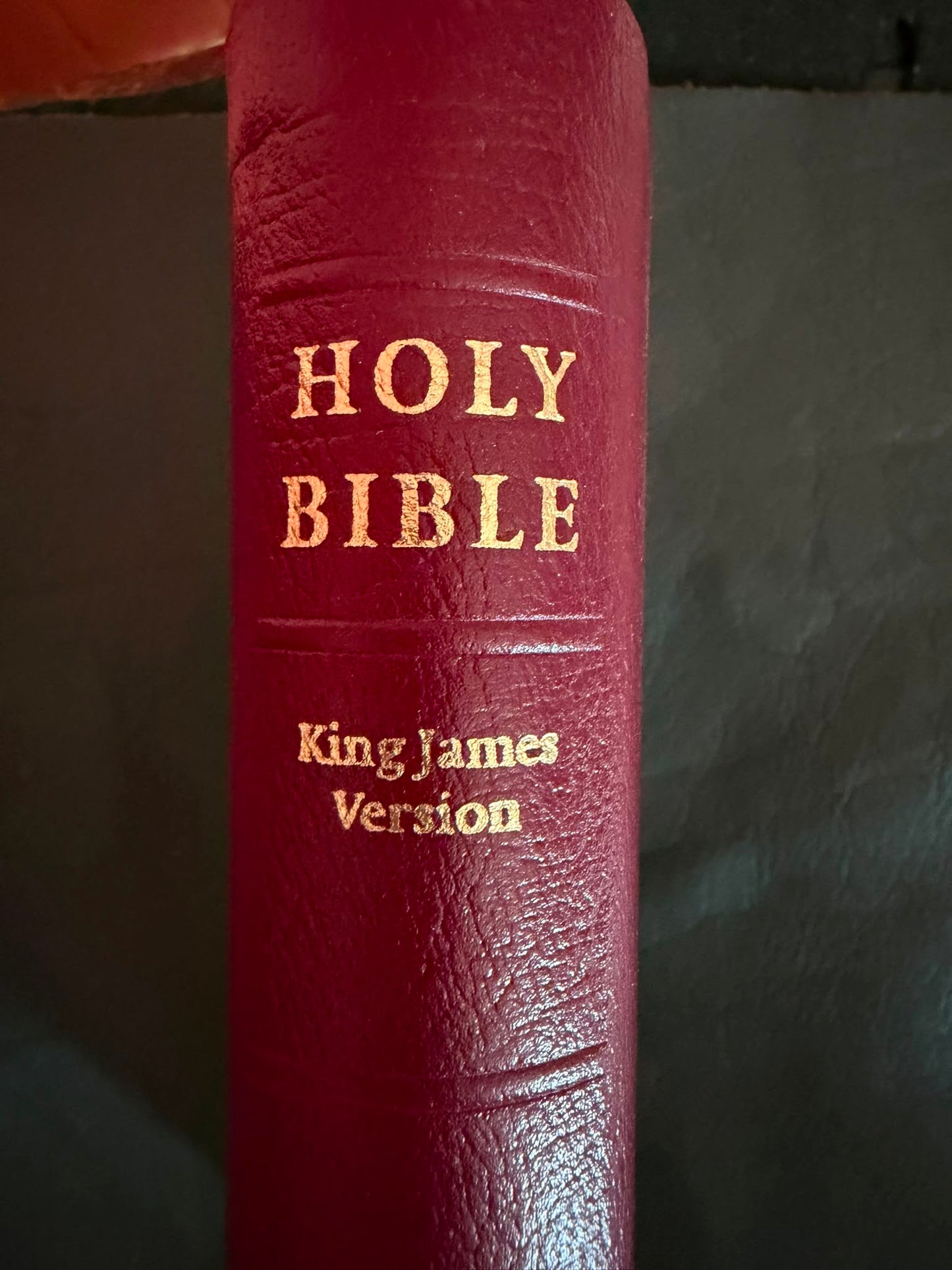 LEATHER BOUND BIBLE