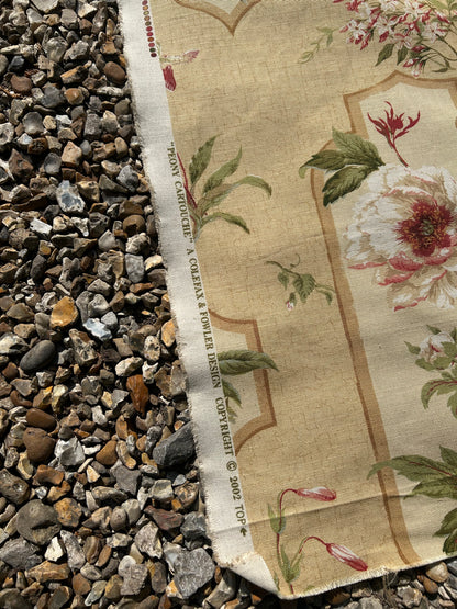 PEONY CARTOUCHE LINEN