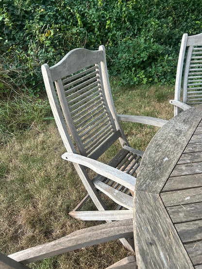 GARDEN TABLE AND CHAIRS
