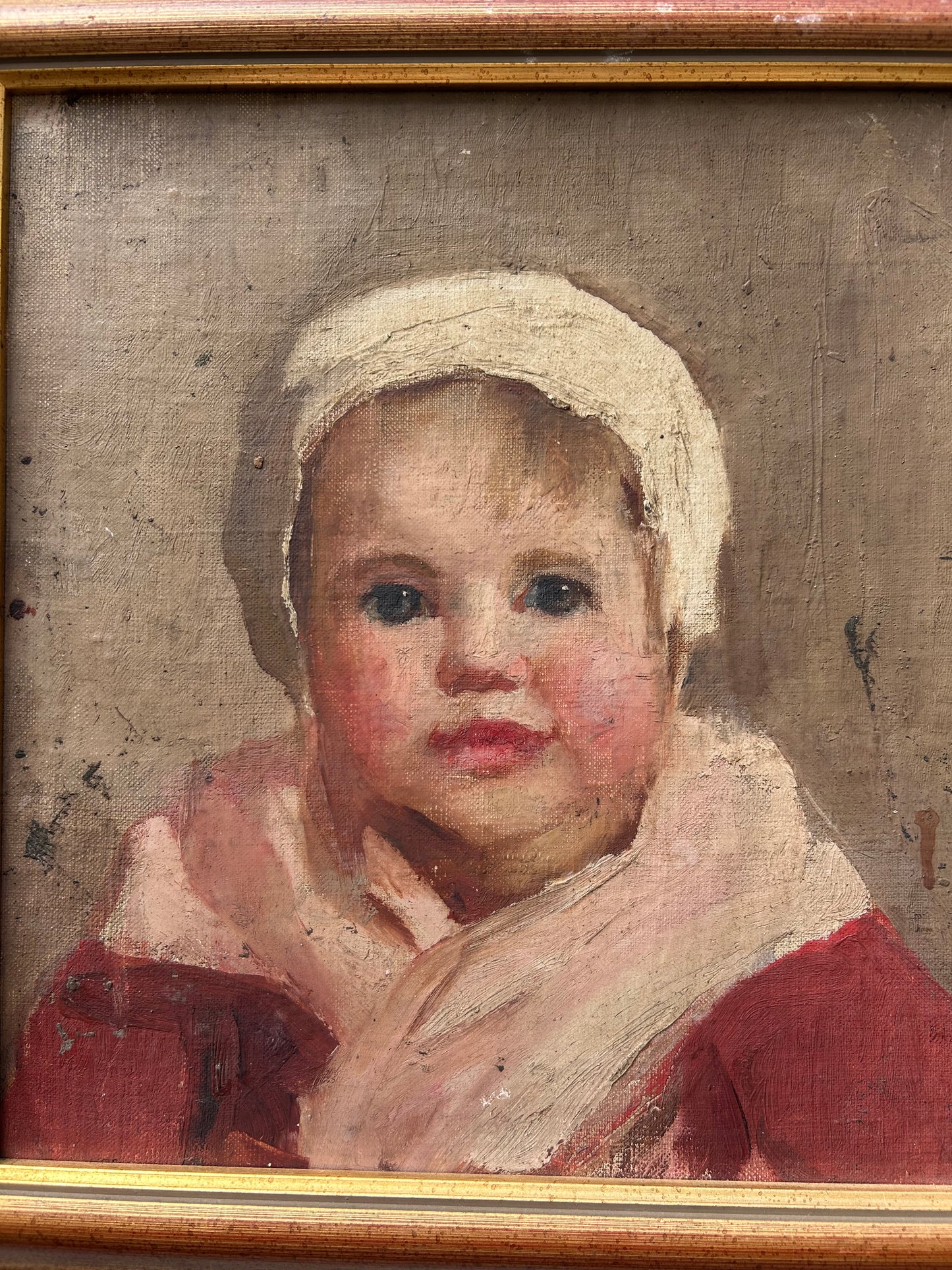 BABY OIL PAINTING