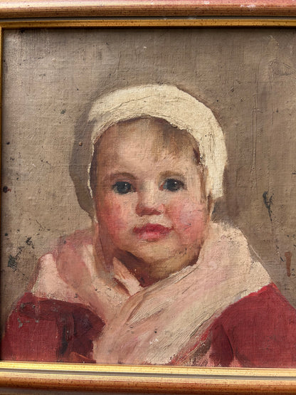BABY OIL PAINTING