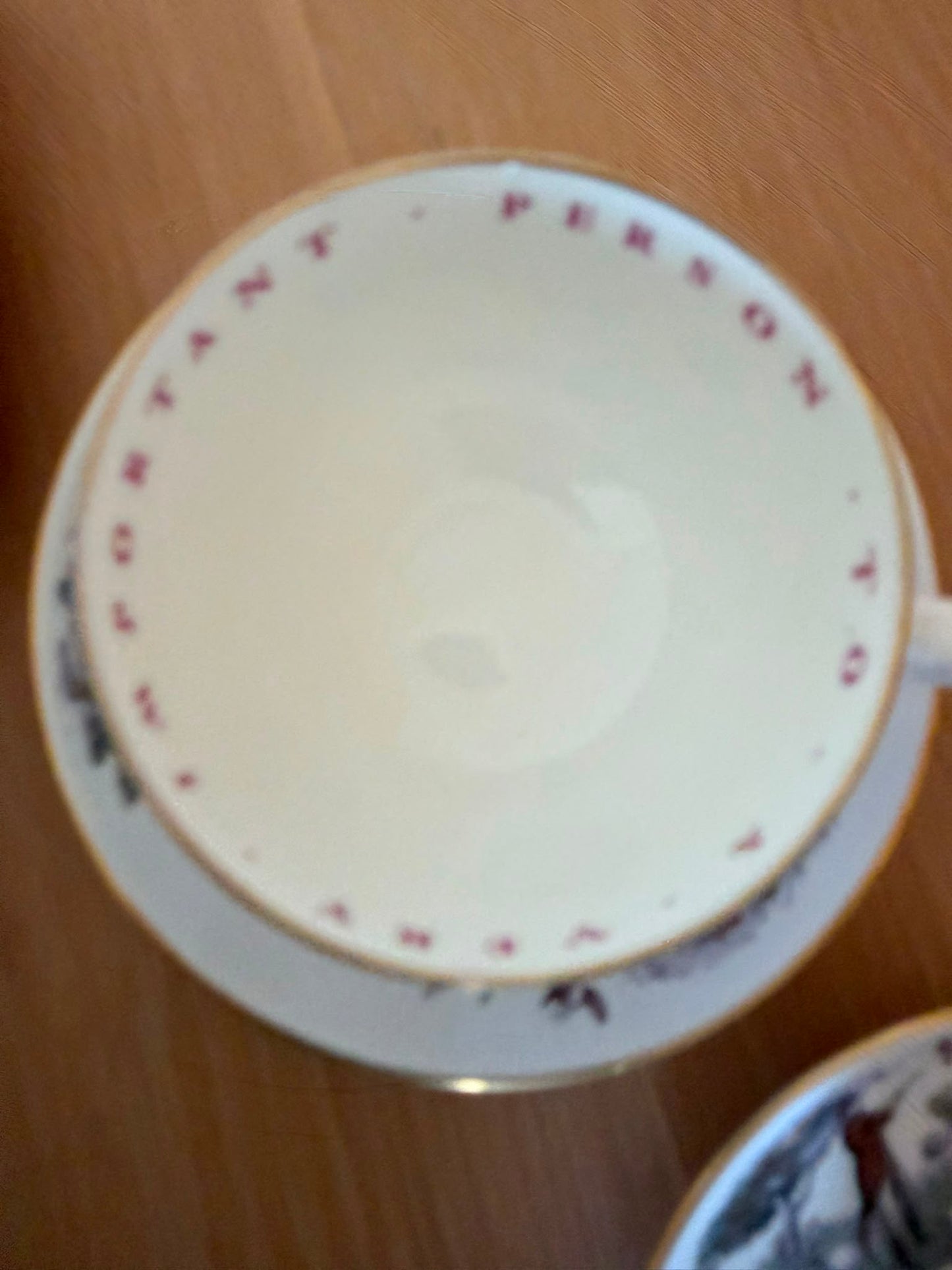 TEACUP AND SAUCERS