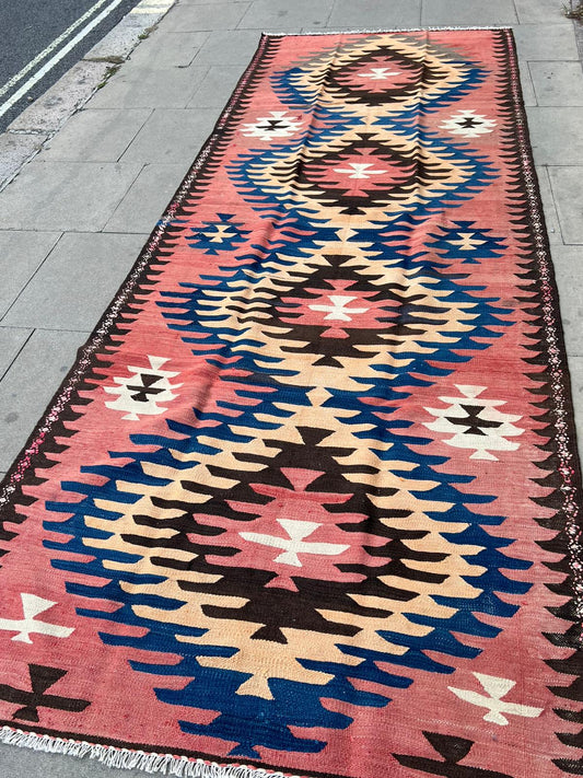 LARGE PINK KILIM