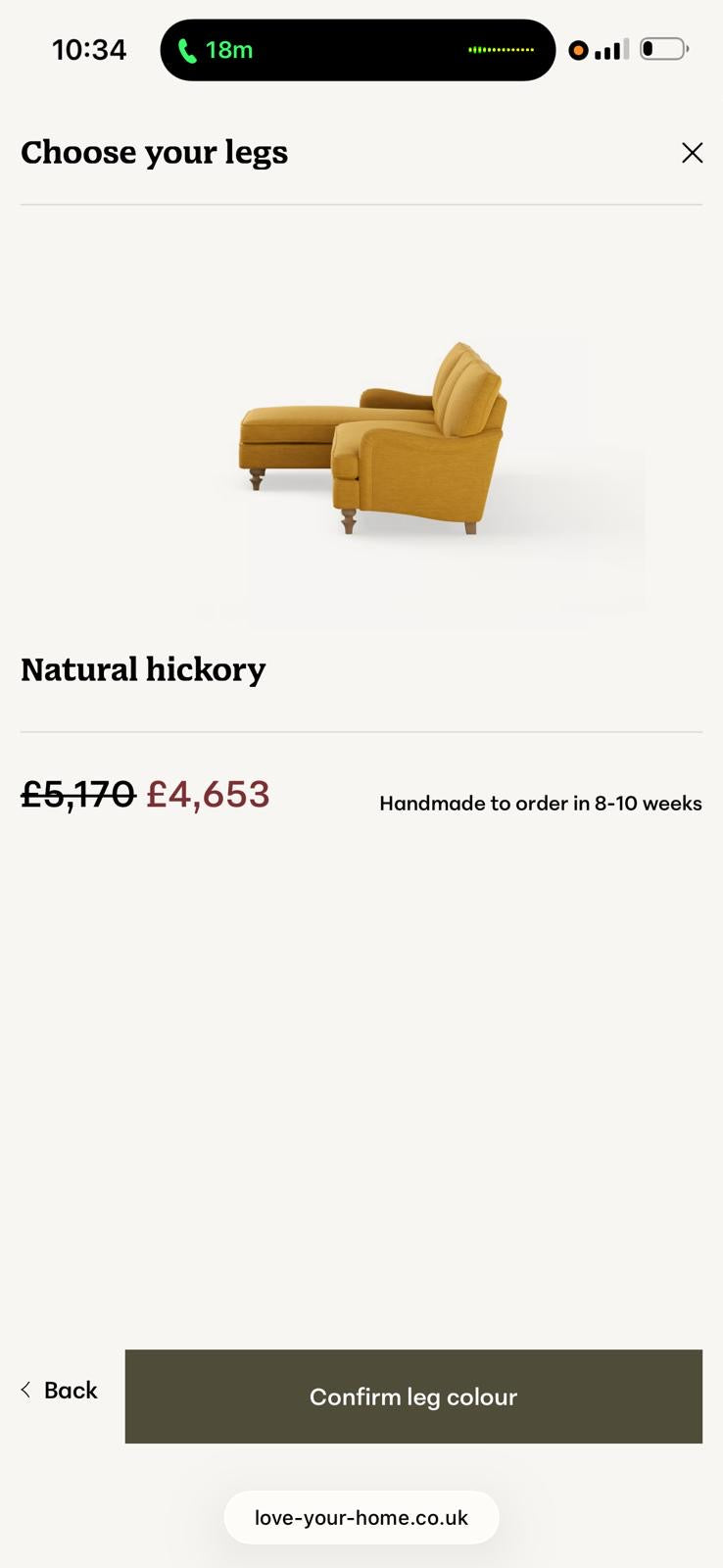 YELLOW CORNER SOFA