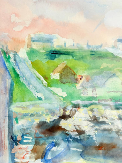 FRAMED WATERCOLOUR
