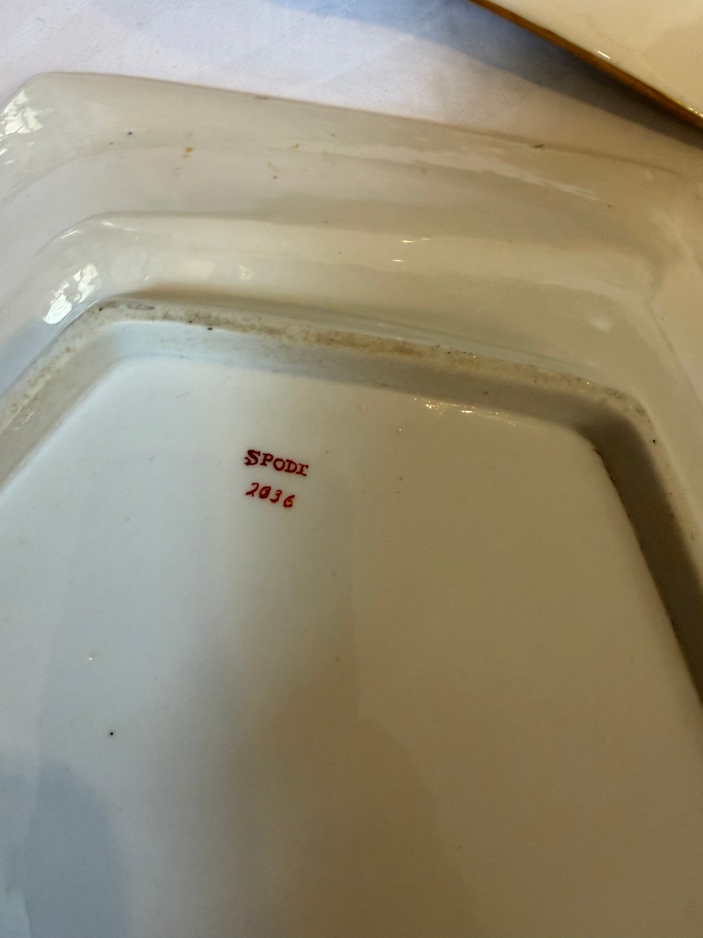 3 SPODE DISHES