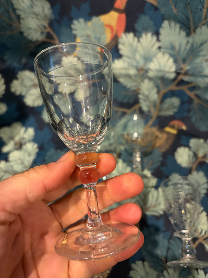 8 ANTIQUE GLASSES