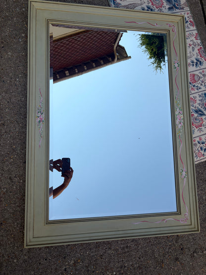 HAND PAINTED MIRROR