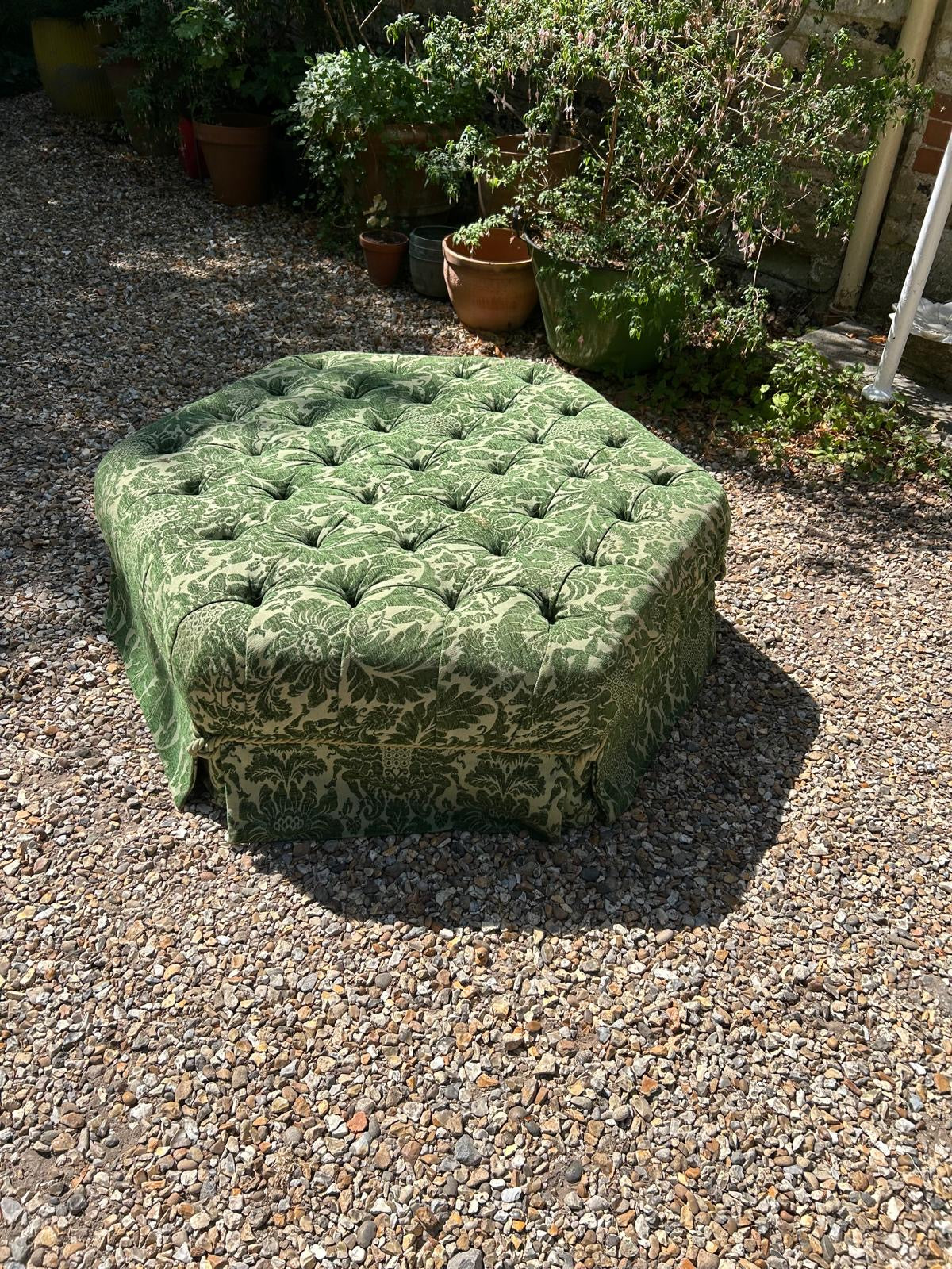 HEXAGONAL FOOTSTOOL