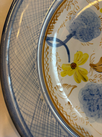 LARGE HAND PAINTED PLATE