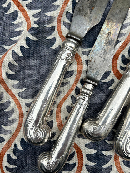 SILVER CARVING SET