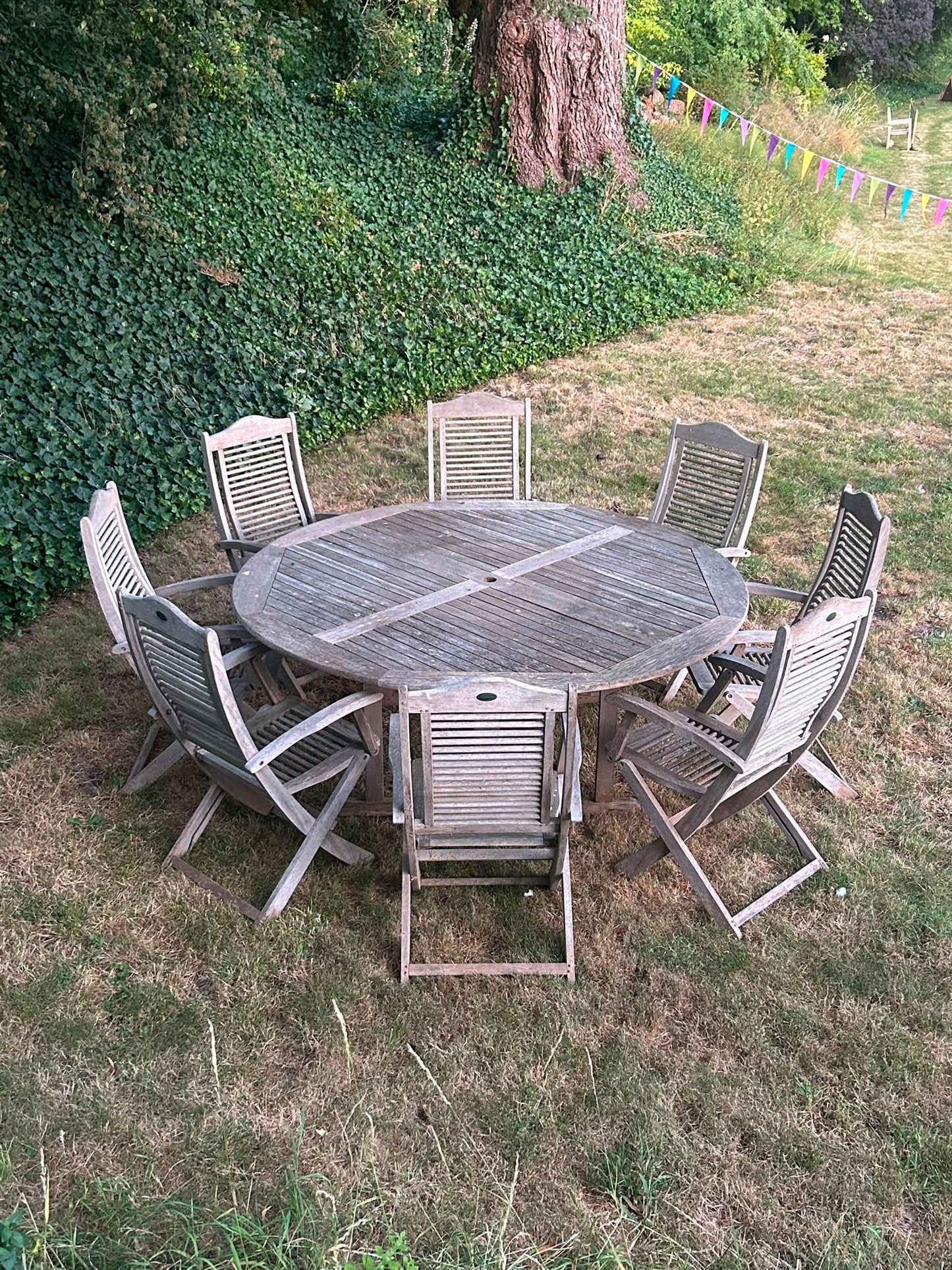 GARDEN TABLE AND CHAIRS
