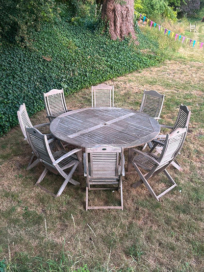 GARDEN TABLE AND CHAIRS