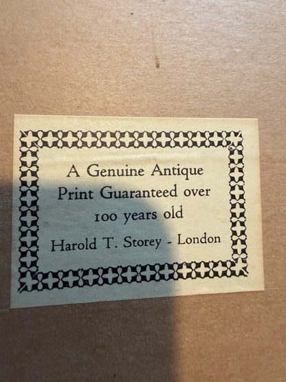 4 ANTIQUE HORSE PRINTS
