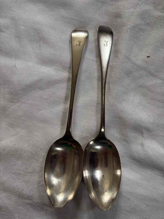 J SERVING SPOONS