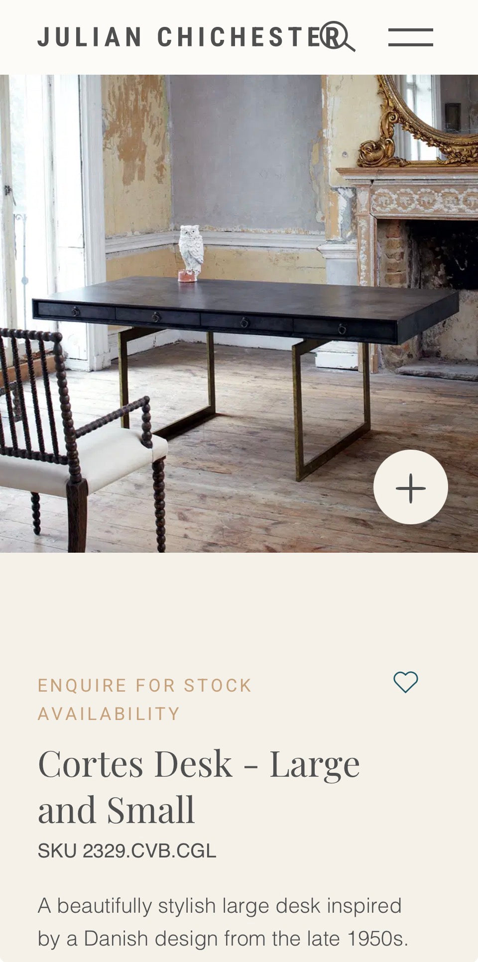 JULIAN CHICHESTER CORTES DESK