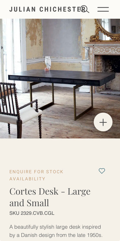 JULIAN CHICHESTER CORTES DESK