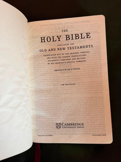 LEATHER BOUND BIBLE
