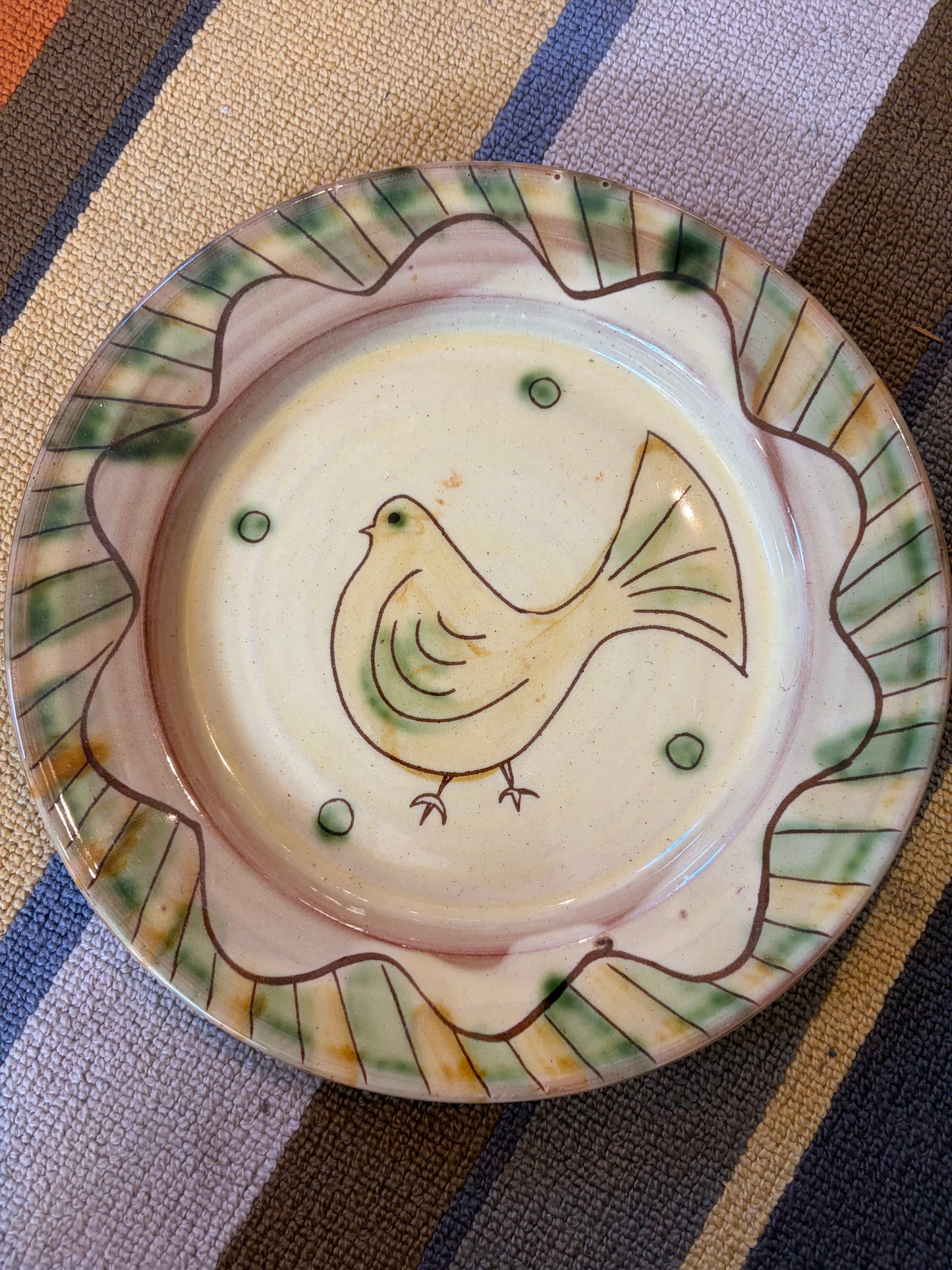HAND PAINTED PLATE