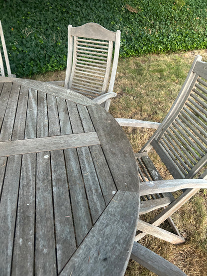 GARDEN TABLE AND CHAIRS
