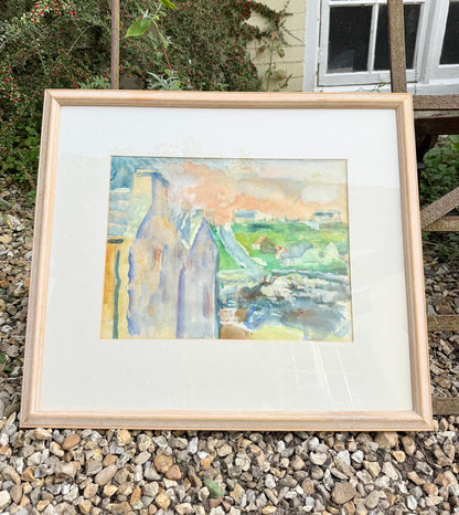FRAMED WATERCOLOUR