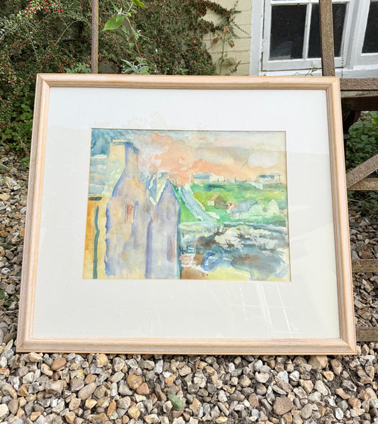 FRAMED WATERCOLOUR