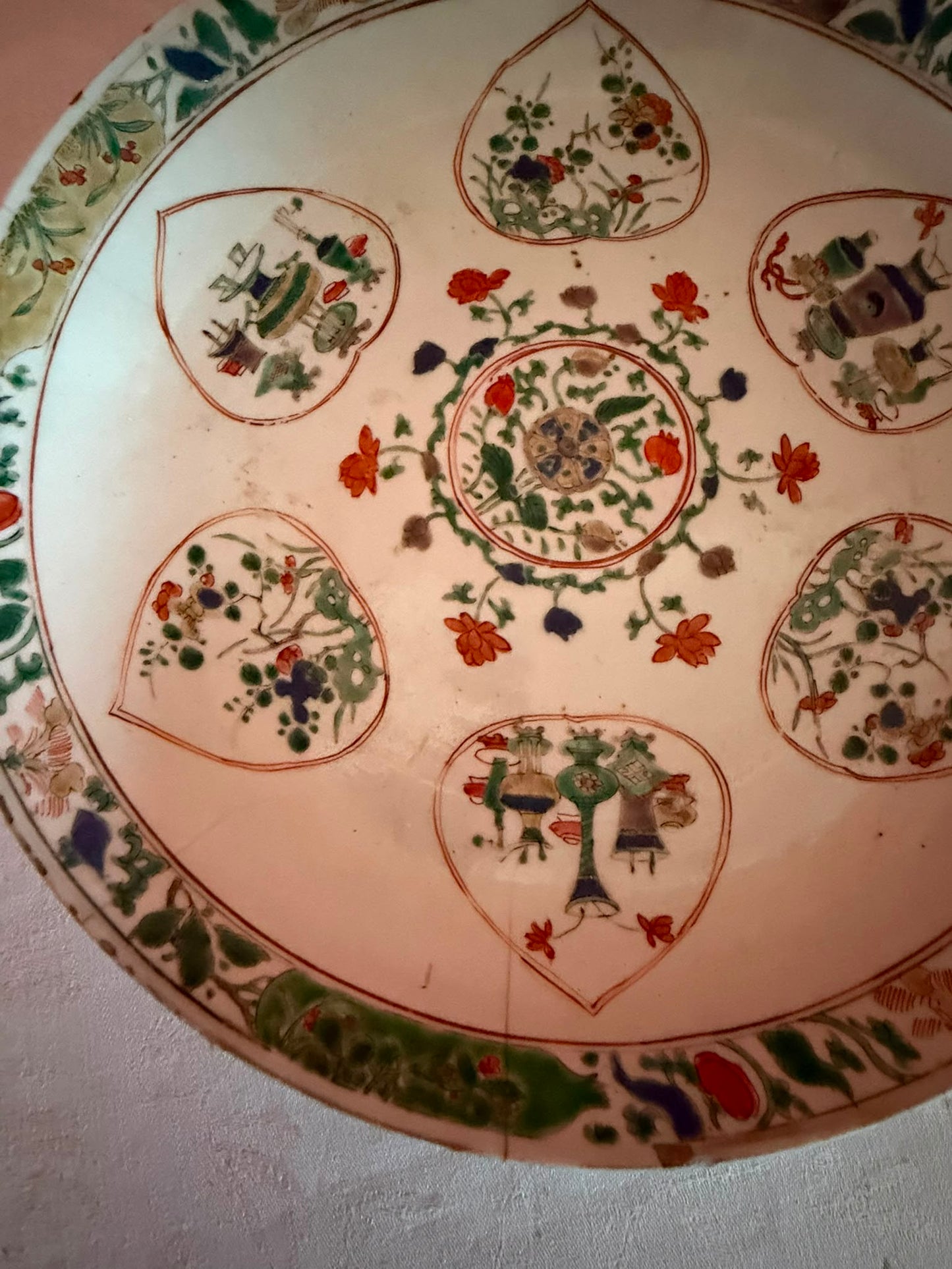 PLATE HAND PAINTED