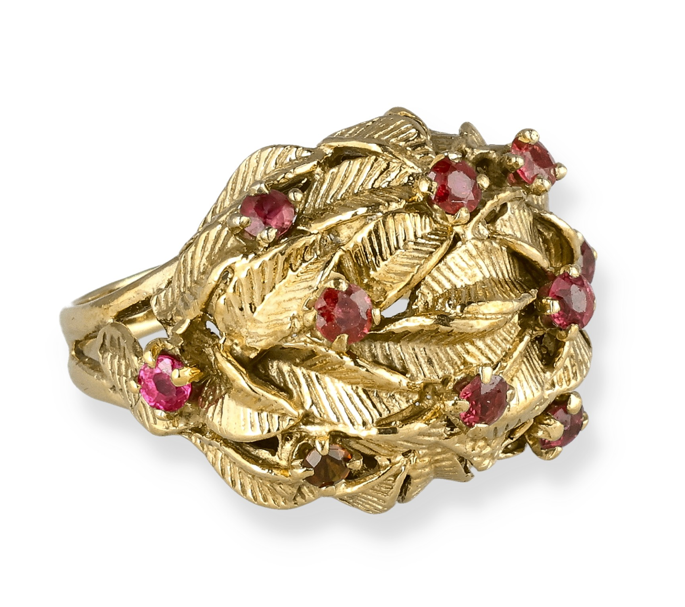 GOLD AND RUBY RING