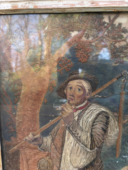 ANTIQUE SILK PICTURES