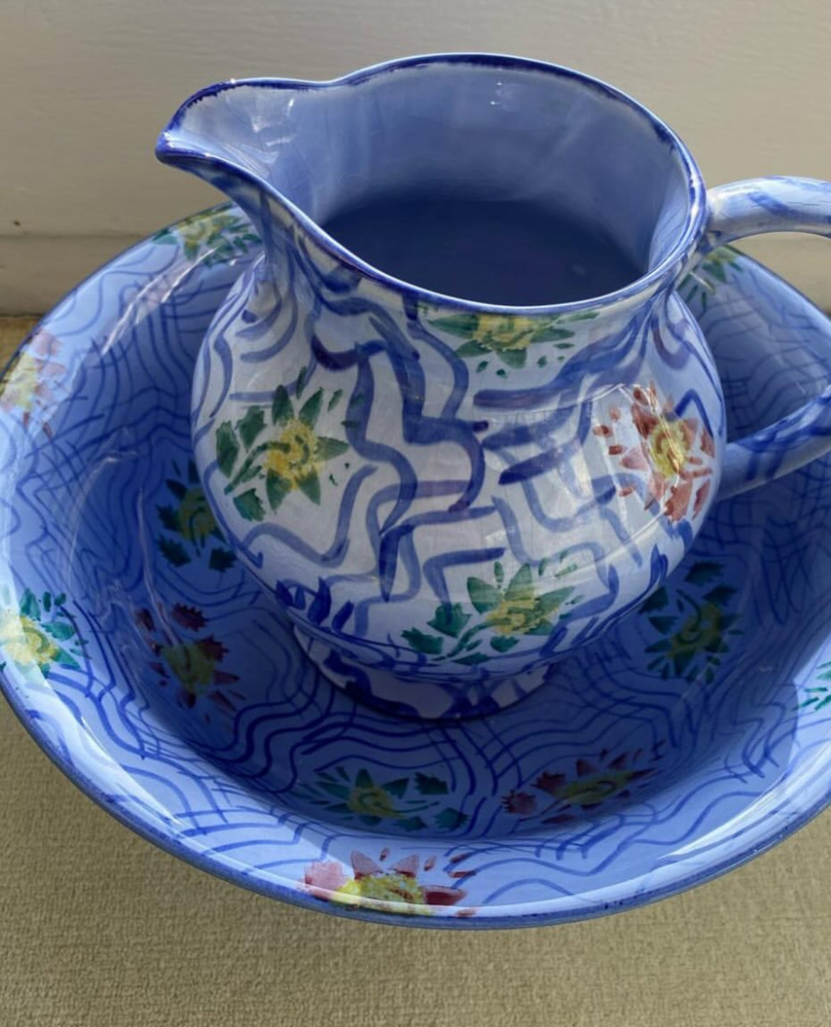 TIFFANY & Co JUG AND BOWL
