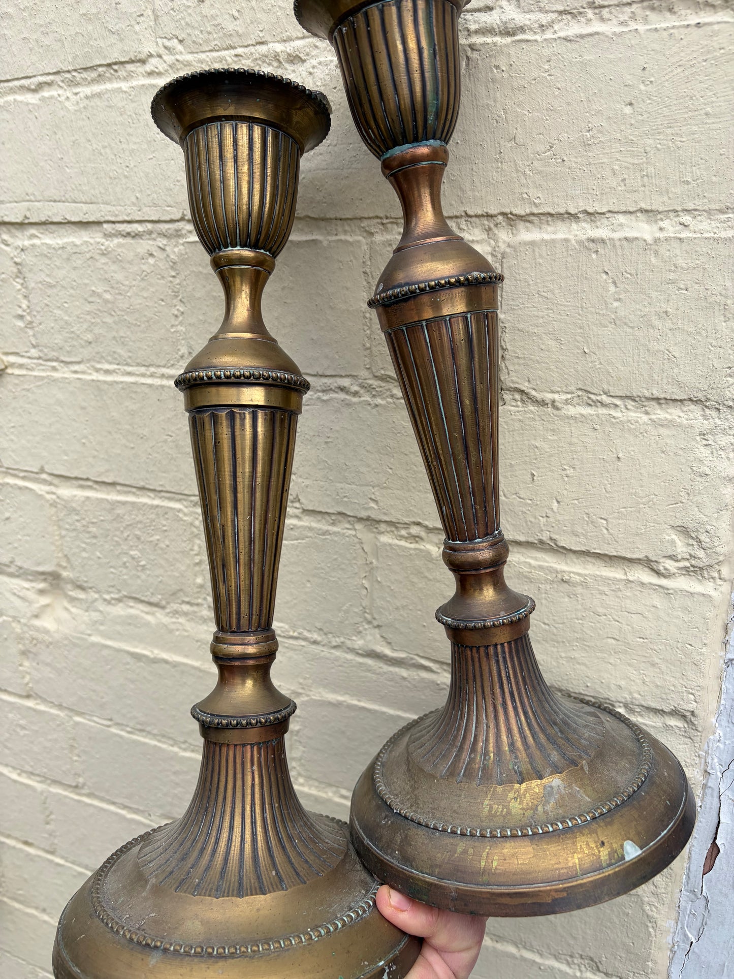 BRASS CANDLESTICKS