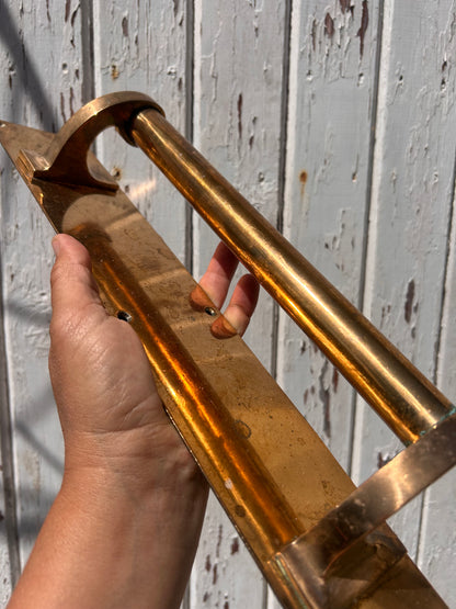 VINTAGE BRASS PULL HANDLE